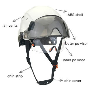 Casque de sécurité anti-rayures et anti-chocs ANT5PPE, certifié CE EN397, réglable, respirant, pour travaux de construction et de sauvetage - Product Image 3
