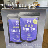 Thé minceur Yerba Mate 3g*30 sachets – Soutien énergétique naturel, faible en gras, qualité supérieure, boisson bien-être quotidienne, emballage en vrac