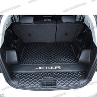 Tapis de coffre de voiture en cuir, doublure de coffre, coussin de bagages, tapis de coffre arrière pour Jetour X70 Plus 2021 2022 2023 2024, accessoires de style