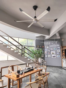 Vfans Thương Mại Công Nghiệp Sử Dụng 1.5M 2M 2.5M 3M Hvls <span class=keywords><strong>Fan</strong></span> Khối Lượng Lớn 6 Lưỡi Quạt Trần Cho Nhà Hàng Phòng Tập Thể Dục Địa Điểm Lớn - Product Image 5