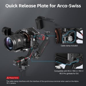   Kit de cage en fibre de carbone avec pince à câble pour <span class=keywords><strong>Sony</strong></span> A7RV/<span class=keywords><strong>A7IV</strong></span>/A7SIII, cage pour appareil photo avec plusieurs points de fixation d'accessoires - 4308 - Product Image 4