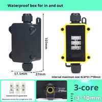 Boîtier de jonction étanche IP68 modèle M16, revêtement en poudre, extérieur, ignifuge, ABS, éclairage public, boîtier d'instruments électroniques