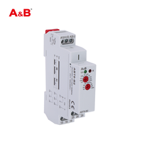 Mini-relais intelligent A&B ABT8-B2-A230 pour rail DIN, 250V, électronique, 16A, 50/60Hz, contrôle automatique, minuterie électrique modulaire réglable