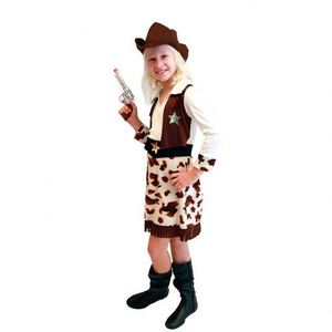 Disfraces de Halloween para Niñas, Traje de Vaquera, Disfraz Infantil de Vaquera Adorable para Juego de Roles, 4ourcostumes - Product Image 5