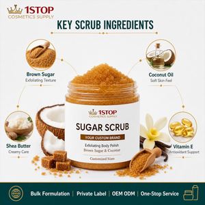 Crème exfoliante corporelle au beurre de karité hydratante en profondeur <span class=keywords><strong>pour</strong></span> la revitalisation des peaux sèches, formule complète - Product Image 3