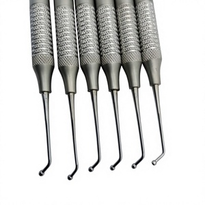 Ensemble de polisseurs dentaires manuels en acier inoxydable, poignée moletée, instrument chirurgical de classe I, couleur argent, double extrémité - Product Image 6