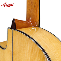Aiersi Vintage Spanish Skill Professional Classical Guitar All Solid Spruce Top Cypress Body Handmade 39 Inch Flamenco Guitar