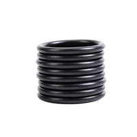 O Snap Ring en plastique couleur personnalisée multi fonction pour salle de bain rideau de douche activités de plein air couleur noire joint torique