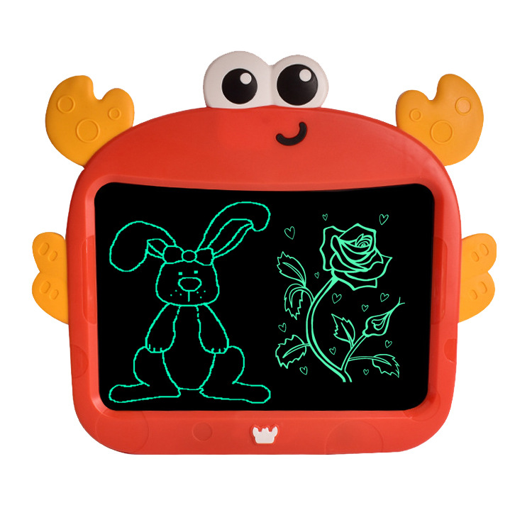 Écriture monochrome de petit crabe de 9 pouces