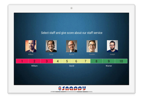 Système de rétroaction client service satisfaction enquête dispositif 10 pouces tablette intégré logiciel d'enquête - Product Image 6