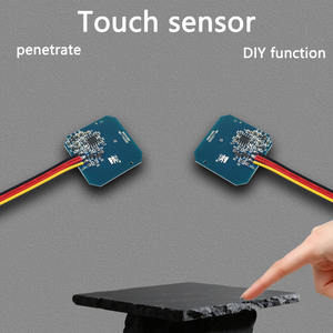 分体式免钻孔触摸感应开关 - 可穿透木材，多功能（DC5-24V），适用于橱柜衣柜木制家具 - Product Image 1