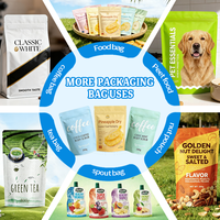 Sachet Ziplock Doypack pour Emballage Alimentaire, en PE Haute Qualité, Anti-Humidité pour une Fraîcheur Optimale, Emballage Personnalisé pour Snacks