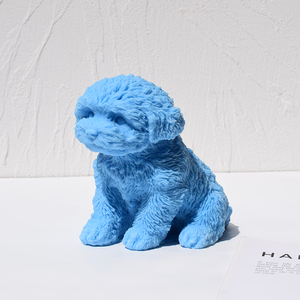 Cute Dog <b>Candle</b> Mould Diy Teddy Puppy Aromatherapy Handmade Soap Dripping Plaster 3Pcs Food Grade Silicone Moulds - Product Image 4