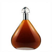 Nouvelle conception d'emballage en verre pour bouteille de vin en verre de 700 ml, bouteille de vin en verre de 100 ml, bouteille en verre de 300 ml pour jus avec impression à l'écran