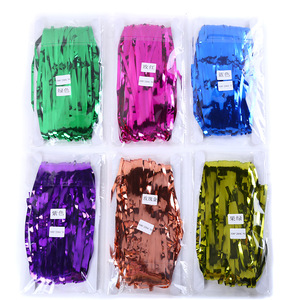Multiple Size Many Colors Metallic Tinsel <strong>Foil</strong> Fringe Door <strong>Curtains</strong> for Wedding Party Decoration Photo Backdrop - Product Image 6