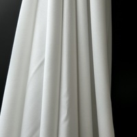 Tissu mélangé polyester 2/1 sergé 148 GSM micro-extensible, respirant, écologique, teint/imprimé sur mesure, antistatique et infroissable