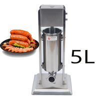 Vevor — poussoir manuel en acier inoxydable, 5l, Machine pour emballer des saucisses, de la viande, marqueur