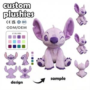 Fabricante de Peluches Personalizados con MOQ Bajo, Juguetes de Peluche, Peluche Chibi Personalizado con Cabello <span class=keywords><strong>Rubio</strong></span> y Rizado, Sonriente, Suave, de Tela de Algodón - Product Image 5