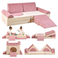 Ensemble de canapé modulaire en tissu écologique moderne, 15 pièces, créatif, à assembler soi-même, pour salons