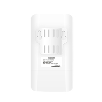 Extensor de Wi-Fi Profesional para Exteriores con Alimentación de 12V y 10 Puertos LAN de 100Mbps para Uso Industrial, Doméstico y de Oficina