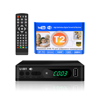 Decodificador Digital DVB T2 1080P para Malasia y Rusia, MPEG 4 TDT con Sistema Operativo FTA