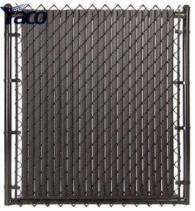 4ft 5ft 6ft 8ft blanco negro <span class=keywords><strong>verde</strong></span> upvc PVC ribeteado listones de privacidad para valla de alambre - Product Image 1