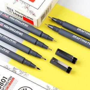 Ensemble de 11 stylos manga à pointes fines, encre noire, feutres fins pour le dessin, la calligraphie, le croquis et le traçage - Product Image 4