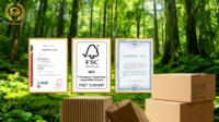 Boîtes en carton ondulé avec impression de logo personnalisé Carton kraft Solution d'emballage écologique
