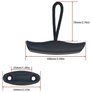 Kit de pièces de kayak en plastique avec poignée, anneau en D, corde élastique, vis pour accessoires de bateau - Product Image 2