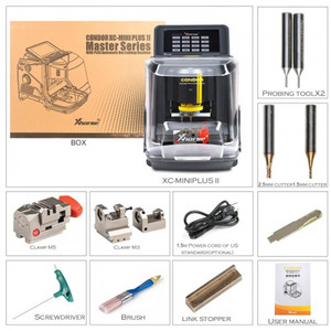 <span class=keywords><strong>2023</strong></span> Xhorse Condor XC-MINI Plus II Machine à tailler les clés Support voiture moto clés domestiques avec pinces M3 et M5 gratuites - Product Image 6
