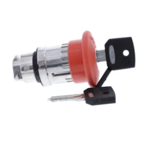 Nuevo Botón de Paro de Emergencia Schneider ZB4BS944 Harmony XB4, Cabeza de Botón de 40mm, Tipo Hongo Rojo, Liberación con Llave de 22mm, Metálico - Product Image 5