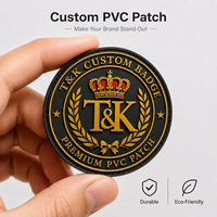 Patch en caoutchouc 3D en PVC écologique, étiquette personnalisée appliquée et cousue en relief pour chaussures