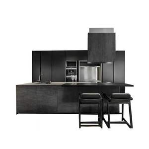 Armoire de <span class=keywords><strong>cuisine</strong></span> en bois de style classique Base d'évier de taille personnalisée modulaire simple double porte MDF Meuble de <span class=keywords><strong>cuisine</strong></span> - Product Image 4