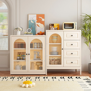 Modernes Minimalistisches Stahl-<span class=keywords><strong>Sideboard</strong></span> Freistehender oder Wandmontierter Aufbewahrungsschrank für Wohnzimmer und Küche - Product Image 1