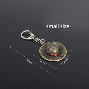 Une pièce <span class=keywords><strong>chapeau</strong></span> de paille garçon singe D <span class=keywords><strong>Luffy</strong></span> <span class=keywords><strong>Shanks</strong></span> <span class=keywords><strong>chapeau</strong></span> de paille porte-clés Anime Gadgets en alliage de zinc - Product Image 6