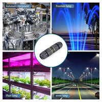 Connecteur rapide à 3 broches pour bande LED extérieure, connexion rapide des fils, étanche, connecteur rapide, boîtes électriques, kit de rallonge