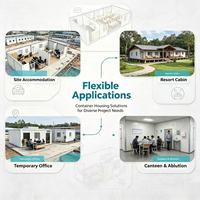 TOPPRE Nuova Tecnologia Casa Container Smontabile Lusso Prefabbricato Struttura Residenziale 20ft 40ft Casa Prefabbricata con Telaio Container