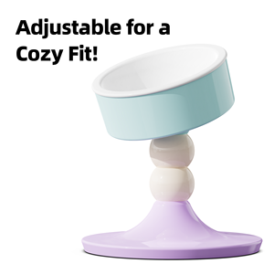 3-5 altezze regolabile elevata ciotola per cani Pet ciotola in ceramica per cani e gatti - Product Image 5