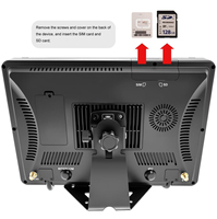 Système de surveillance de véhicule DVR pour camion avec écran tactile BSD ADAS DMS à cinq canaux, écran IPS 10,1 pouces, kit de suivi GPS WIFI 4G