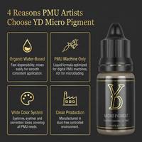 YD Offre Spéciale : Marque d'Encre de Maquillage Permanent, Pigment Liquide pour Microblading et Tatouage, Couleurs pour Sourcils, Lèvres et Eye-liner