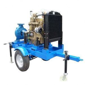 <b>Farm</b> Agricultural Irrigation Flood Drainage Mobile Trailer Pump diesel Trailer Pump <b>Set</b> - Product Image 1
