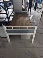 Lit superposé double en métal à prix direct usine pour écoles internes – Mobilier métallique pliable facile à assembler pour chambre à coucher