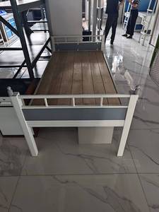 Двухъярусная металлическая кровать напрямую от производителя по низкой цене для общежитий, легко собираемая, складная, металлическая мебель для спальни - Product Image 4