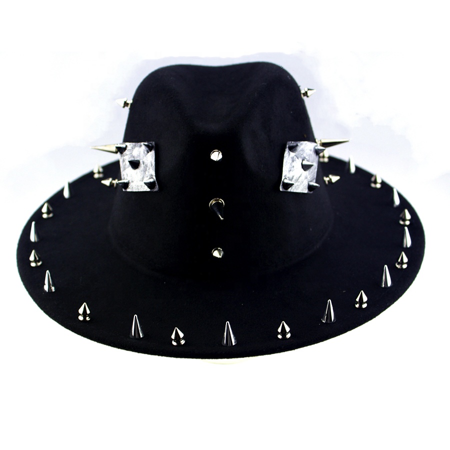 Винтажная Готическая шляпа в стиле стимпанк на Хэллоуин с металлическими заклепками товары для вечеринок