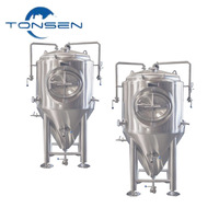 Cuve de Fermentation Professionnelle pour Bière en Acier Inoxydable 304 – Fermenteurs de Brasserie Maison 100L 200L 300L 500L – Équipement de Fermentation
