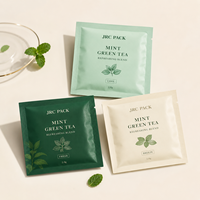 Sachets d'emballage pour thé en aluminium imprimé personnalisé, étanches à l'air, sous vide, mini-pochettes pour le remplissage du thé, sachets debout, échantillons pour le thé
