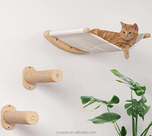 Gato trepador árbol gato <span class=keywords><strong>pared</strong></span> hamaca perchas dormir mascota gato <span class=keywords><strong>pared</strong></span> estantes - Product Image 4