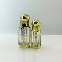 Flacon en verre métallique DY W015, petite taille, couleur or, parfum, forme irrégulière, pulvérisateur à pompe, emballage de flacon d'huile, estampage à chaud
