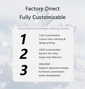 Cámara de Crioterapia Corporal Completa Popular con Tanque de Almacenamiento de Nitrógeno Líquido de 35L, Construcción Metálica para Rehabilitación Física - Product Image 3