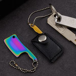Custom Mini Kitchen Knife Pendant Necklace with Portable <b>Small</b> Blade OEM Supported Wood Handle and Steel Blade for DIY - Product Image 6